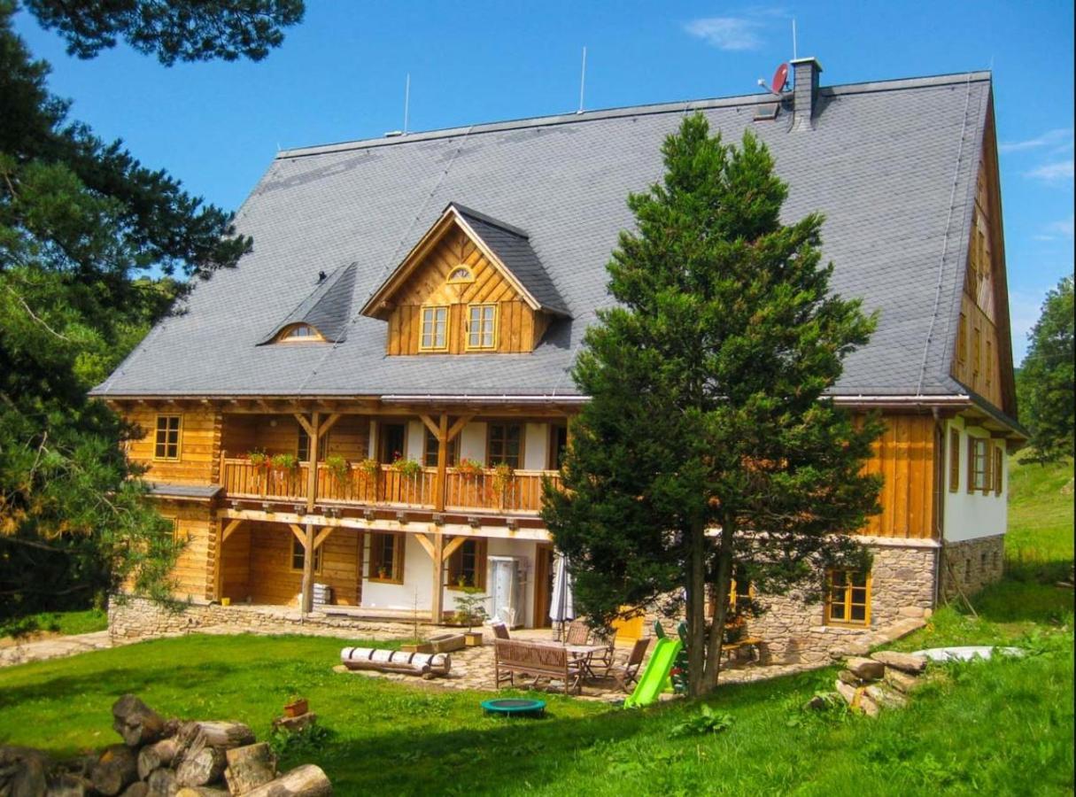 Samota U Hadince Hotel Bartosovice v Orlickych Horach Kültér fotó